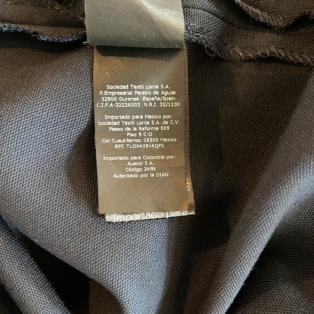 Carolina Herrera Black Polyester Side Zip Pant NWT - Picture 8 of 10